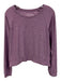 Outdoor Voices Size XXL Purple Poly Blend Heathered Long Sleeve Athletic Top Purple / XXL