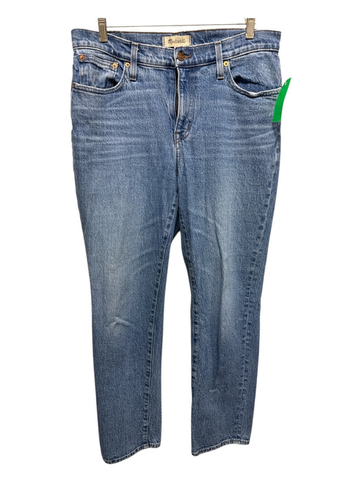 Madewell Size 29 Light Wash Cotton Denim High Rise Zip & Button 5 Pocket Jeans Light Wash / 29