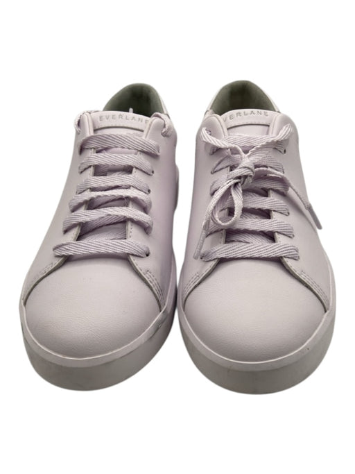 Everlane Shoe Size 9 White Leather Round Toe lace up Low Top Sneakers White / 9