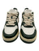 Autry Shoe Size 39 Hunter Green & White Leather Round Toe Perforated Sneakers Hunter Green & White / 39