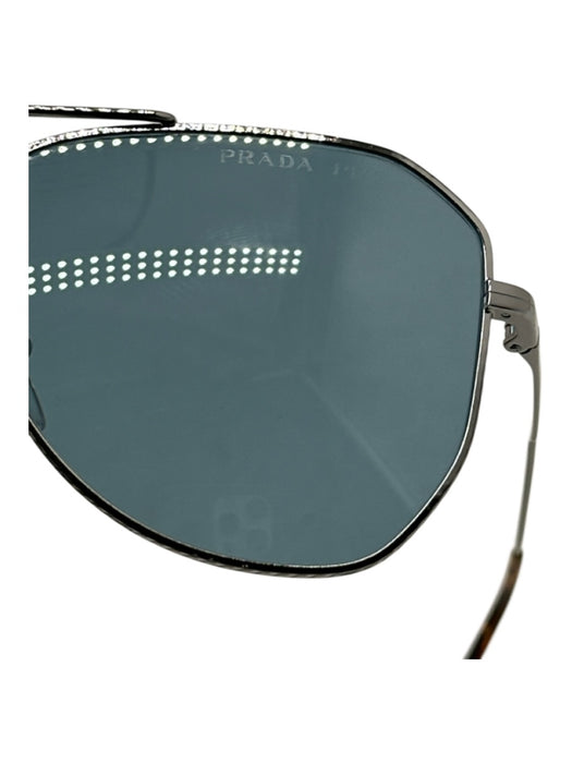 Prada Silver & Brown Men's Sunglasses Silver & Brown
