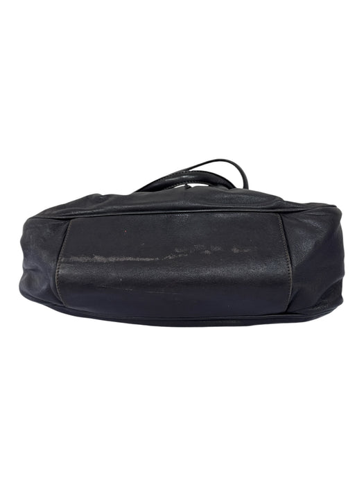 Bruno Magli Brown Leather Gold hardware Magnetic Close shoulder bag Bag Brown / Medium