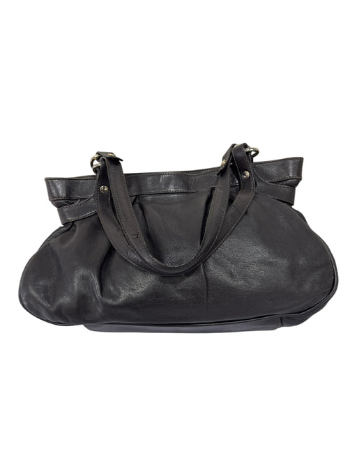 Bruno Magli Brown Leather Gold hardware Magnetic Close shoulder bag Bag Brown / Medium