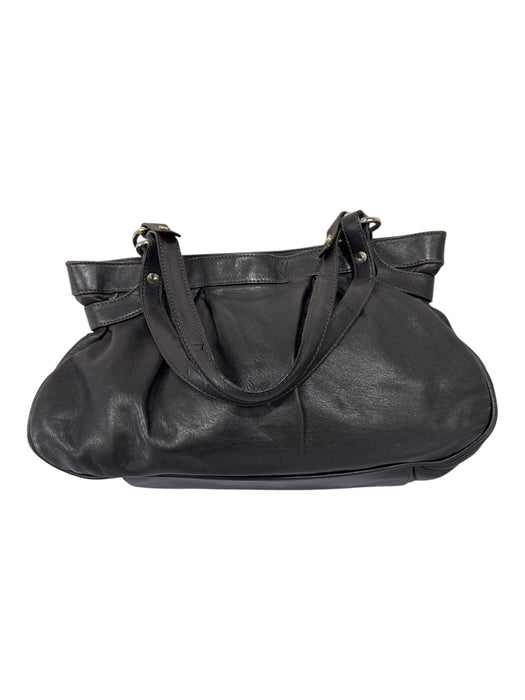 Bruno Magli Brown Leather Gold hardware Magnetic Close shoulder bag Bag Brown / Medium