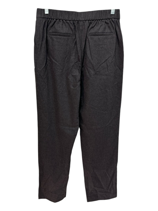 Lafayette 148 Size S Dark Brown Wool & Cashmere Elastic Waist High Rise Pants Dark Brown / S