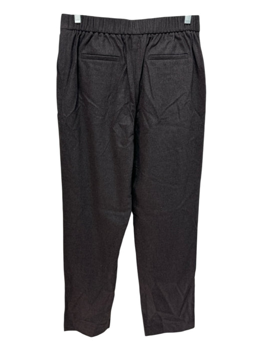 Lafayette 148 Size S Dark Brown Wool & Cashmere Elastic Waist High Rise Pants Dark Brown / S