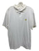 Masters Size XL White Cotton Solid Polo Men's Short Sleeve White / XL