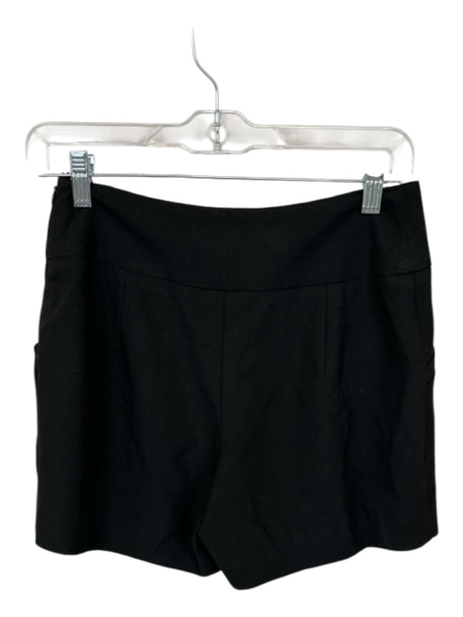 Fifteen Twenty Size 2 Black Polyester Side Zip Pleated Shorts Black / 2