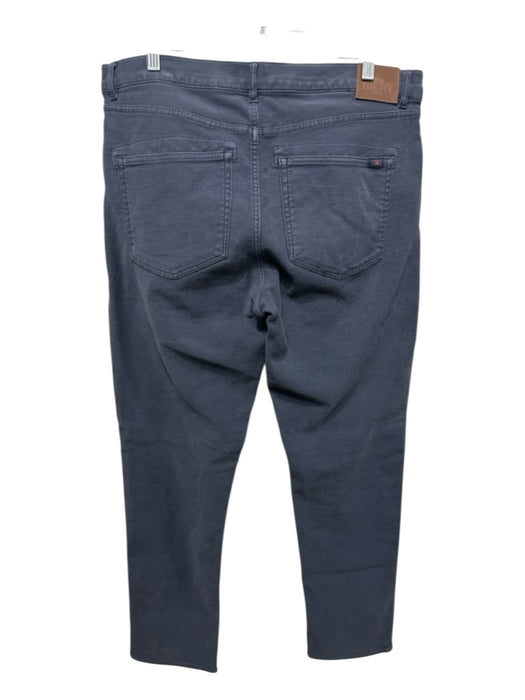 Faherty Size 35 Navy Blue Cotton Solid Zip Fly Men's Pants Navy Blue / 35