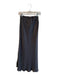 Milio Milano by Venti 6 Size Medium Dark Gray Viscose Elastic Waist Maxi Skirt Dark Gray / Medium