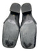Mercedes Castillo Shoe Size 8 Black Leather Square Toe Cut Outs Block Heel Flats Black / 8