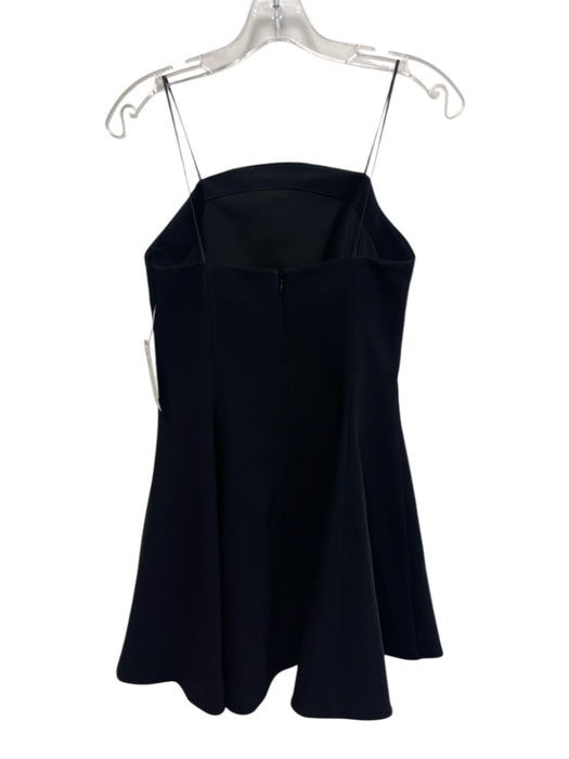 Amanda Uprichard Size Small Black Polyester Strapless Mini Dress Black / Small
