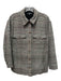 Madewell Size Small Gray, Black & Red Polyester Blend Plaid Flap Pockets Jacket Gray, Black & Red / Small