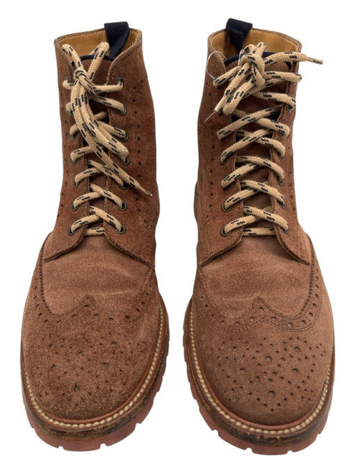 Brunello Cucinelli Shoe Size 44 Brown Suede Lace Up Ankle High oxford Boots Brown / 44