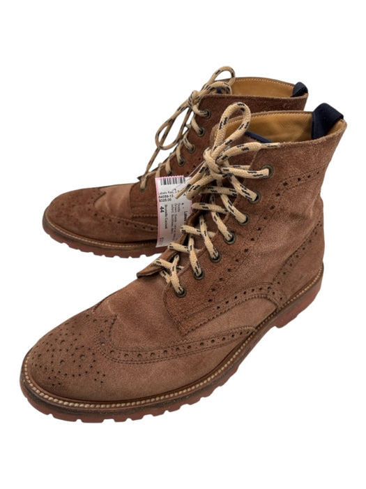 Brunello Cucinelli Shoe Size 44 Brown Suede Lace Up Ankle High oxford Boots Brown / 44