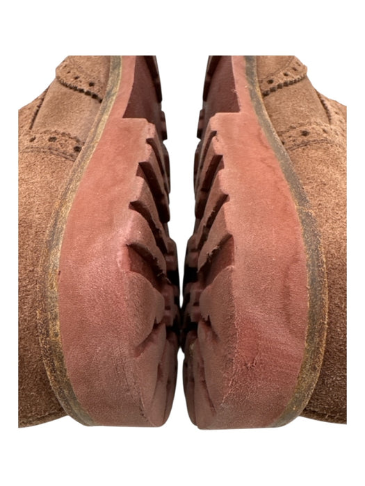Brunello Cucinelli Shoe Size 44 Brown Suede Lace Up Ankle High oxford Boots Brown / 44