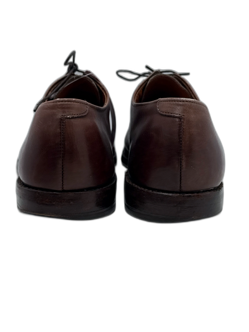 Allen Edmonds Shoe Size 12 AS IS Brown Leather Lace Up Stacked Heel Men's Shoes Brown / 12
