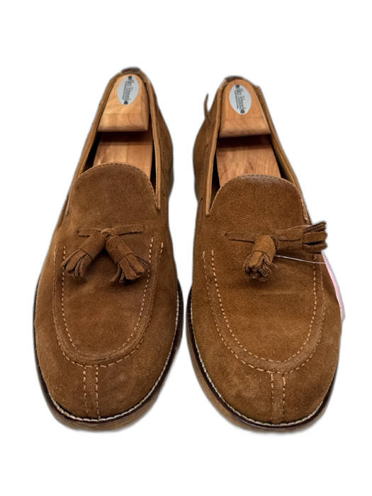 MNG Shoe Size 45 Brown Suede Stacked Heel Tassel Men's Shoes Brown / 45