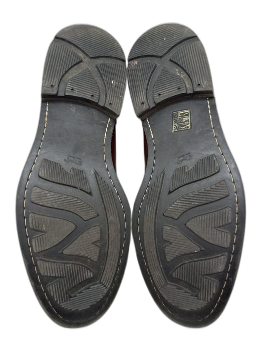 Suitsupply Shoe Size 45 Brown Leather Lace Up Ankle High Stacked Heel Boots Brown / 45