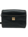 Dooney & Bourke Black Coated Canvas Flap Crossbody Bag Black / Small