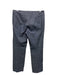 The Wrights Size 6 Gray Cotton Blend Zip & Clasp Cropped Button Detail Pants Gray / 6