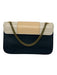 See By Chloe Cream, White, Black Leather Gold Tone Hardware Chain Strap Bag Cream, White, Black / Small