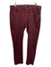 Paige Size 36 Dark Red Cotton Blend Solid Khaki Men's Pants Dark Red / 36