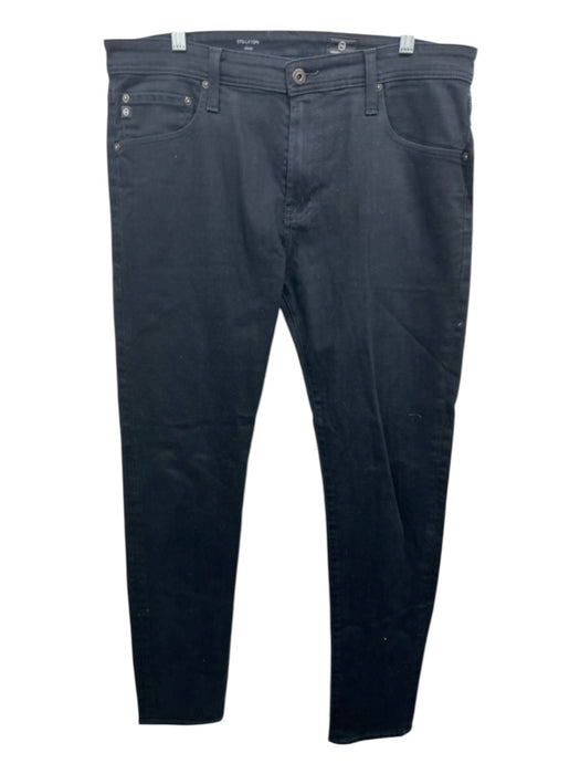 AG Size 36 Black Cotton Blend Solid Jean Men's Pants Black / 36