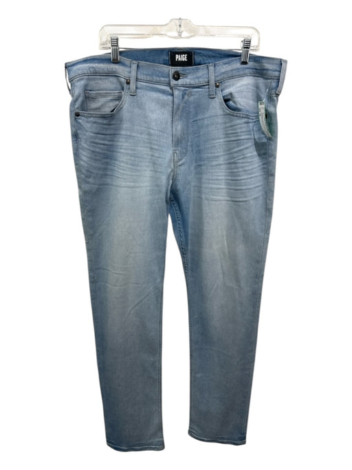 Paige Size 36 Light Wash Cotton Blend Solid Jean Men's Pants Light Wash / 36