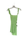 Free People Size Est S Lime Green Cotton Blend Spaghetti Strap Crinkle Dress Lime Green / Est S