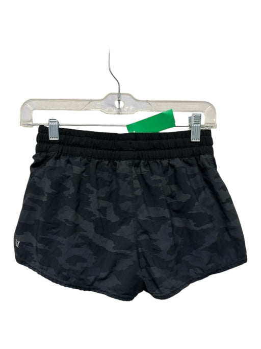 Vuori Size Est S Black & Gray Drawstring Camo Athletic Shorts Black & Gray / Est S