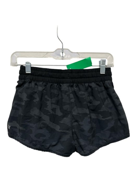 Vuori Size Est S Black & Gray Drawstring Camo Athletic Shorts Black & Gray / Est S