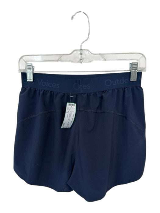 Outdoor Voices Size S Navy Recycled Polyester Blend Waist Band Athletic Shorts Navy / S