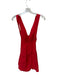 Free People Size S Red Cotton Sleeveless Back Tie Dress Red / S