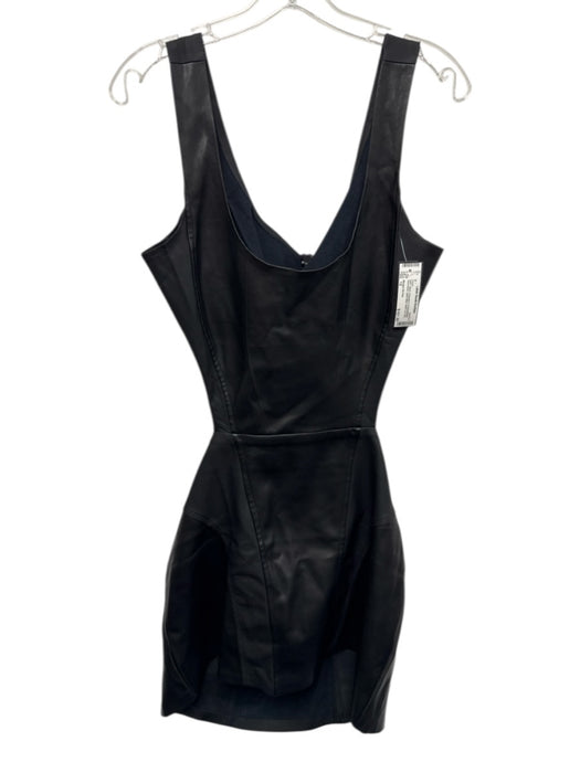 Maniere De Voir Size 12 Black Polyester & Polyurethane Sleeveless Dress Black / 12