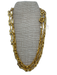 Julie Vos Gold Tone 24K Gold Plated Chain Link Circle Clasp Long Necklace Gold Tone