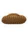 SERPUI Beige Wicker Woven Star Hinge Open Hand Bag Beige