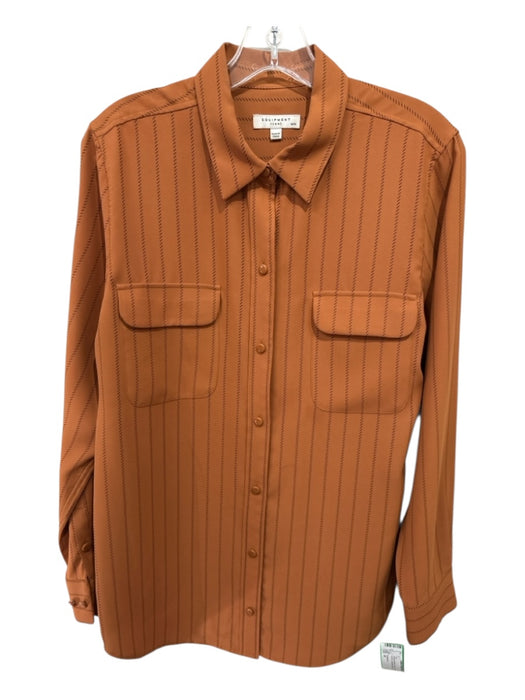 Equipment Size M marigold yellow & black Polyester Flap Pocket Long Sleeve Top marigold yellow & black / M