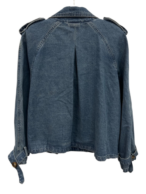 Fifteen Twenty Size S Medium dark wash Cotton Denim Utility Jacket Medium dark wash / S