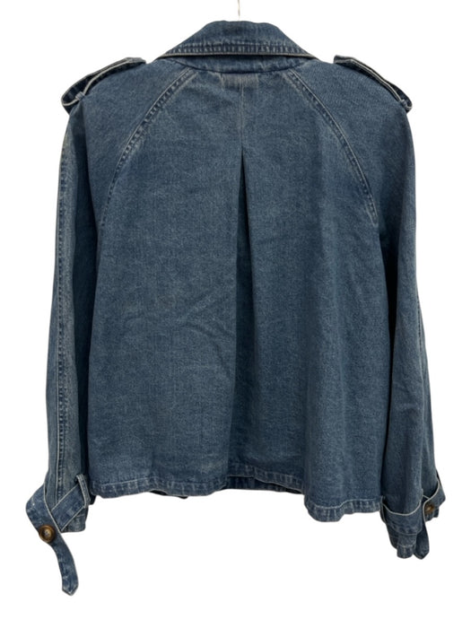 Fifteen Twenty Size S Medium dark wash Cotton Denim Utility Jacket Medium dark wash / S