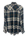 Rails Size M Green, Navy & Multi Print Lyocell & Rayon Long Sleeve Plaid Top Green, Navy & Multi Print / M