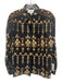 Cleobella Size S Black, Brown, Tan Long Sleeve Sheer Button Up Top Black, Brown, Tan / S