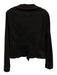 L'agence Size M Black Cotton Blend Long Sleeve Double Breasted Blazer Jacket Black / M