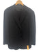 Armani Collezioni Black Wool Solid 2 Button Men's Suit Black / 44r