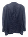 Peter Millar Navy Blue Linen Solid 2 Button Men's Blazer Navy Blue / XL