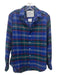 Frank & Eileen Size S Blue, Red, Green Cotton Flannel Plaid Long Sleeve Top Blue, Red, Green / S