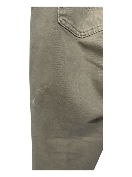 Adriano Goldschmied Size 28 Khaki Green Cotton Blend High Rise Jeans Khaki Green / 28