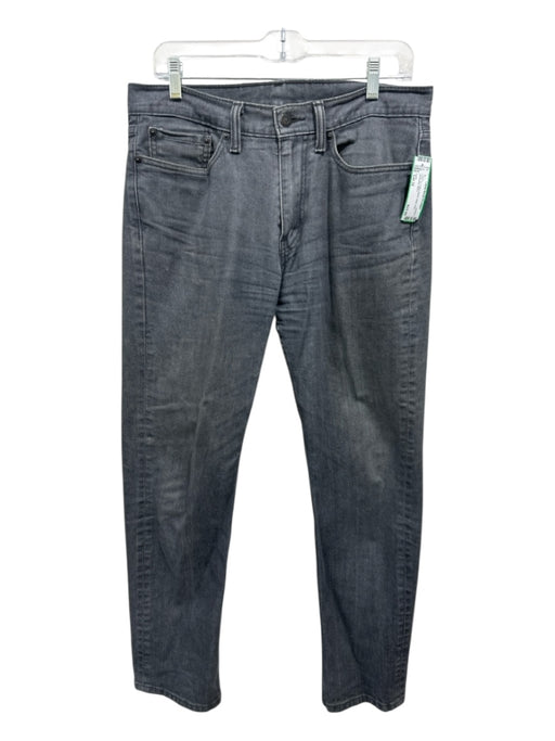 Levis Size Est 32 Gray Cotton Blend Solid Jean Men's Pants Gray / Est 32