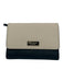 Kate Spade Beige & Black Saffiano Leather Snap Closure Tri fold small Wallets Beige & Black