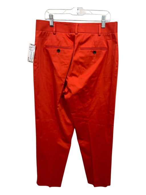 Rag & Bone Size M Orange Cotton Blend Zip & Hook Closure Pockets High Rise Pants Orange / M